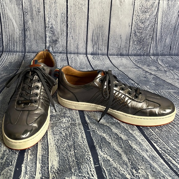 Royal Albartross Women’s Dane Silver Metallic Leather Spikeless Golf Shoes, 10 - Picture 1 of 9